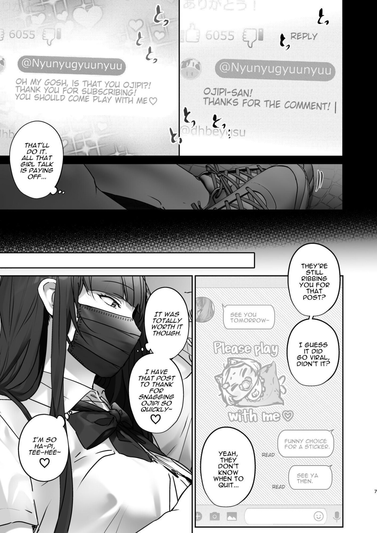 Hentai Manga Comic-Having Transformed into a Woman, I Want to Have Sex with a Male Pornstar-Read-6